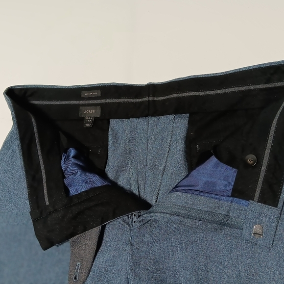 J.Crew Ludlow Slim 💯 Italian Wool Pants size 33x32 - Picture 6 of 12